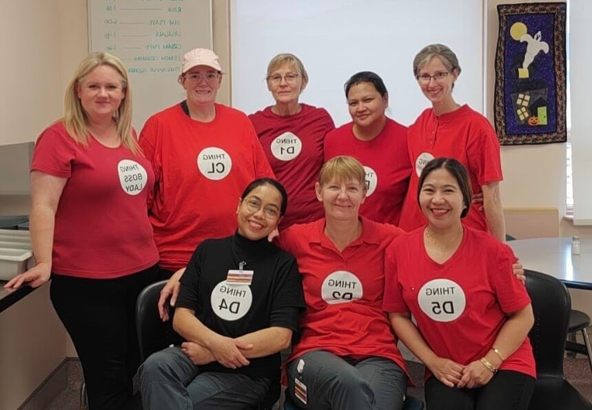 Altona Hospital staff dressed up for Halloween