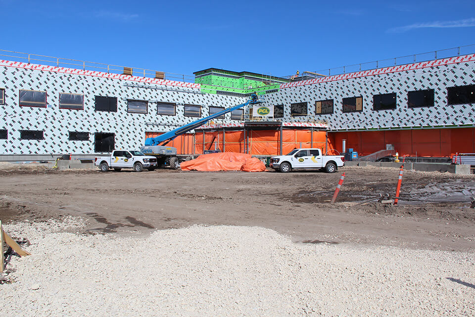 Portage Regional Health Centre main entrance