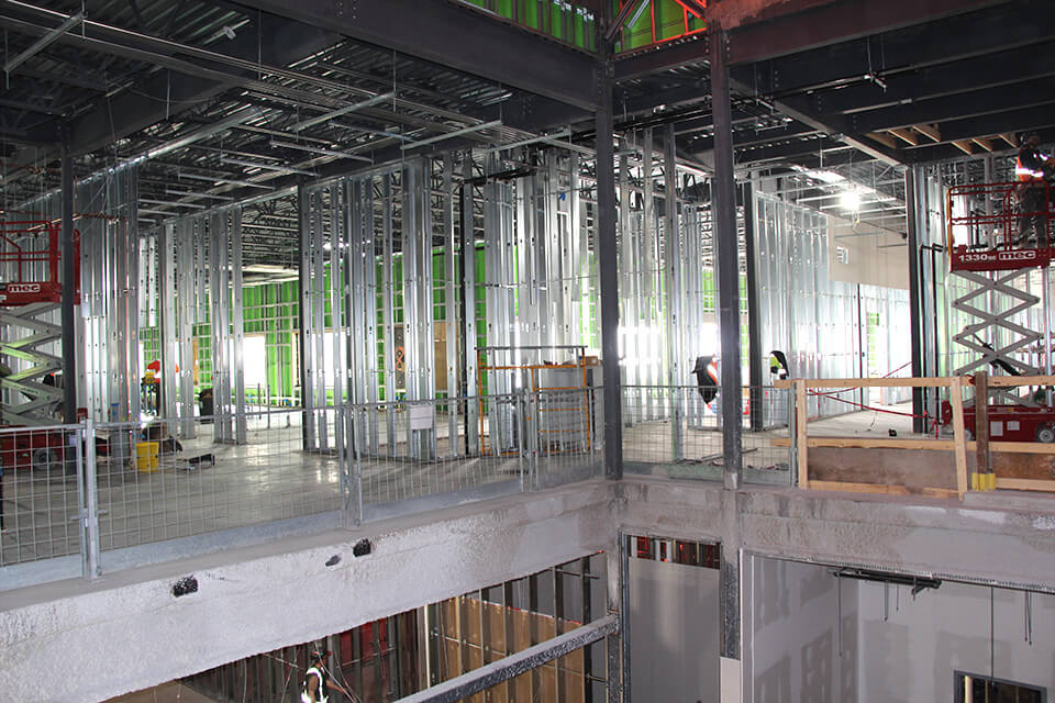 Portage Regional Health Centre second floor mezzanine