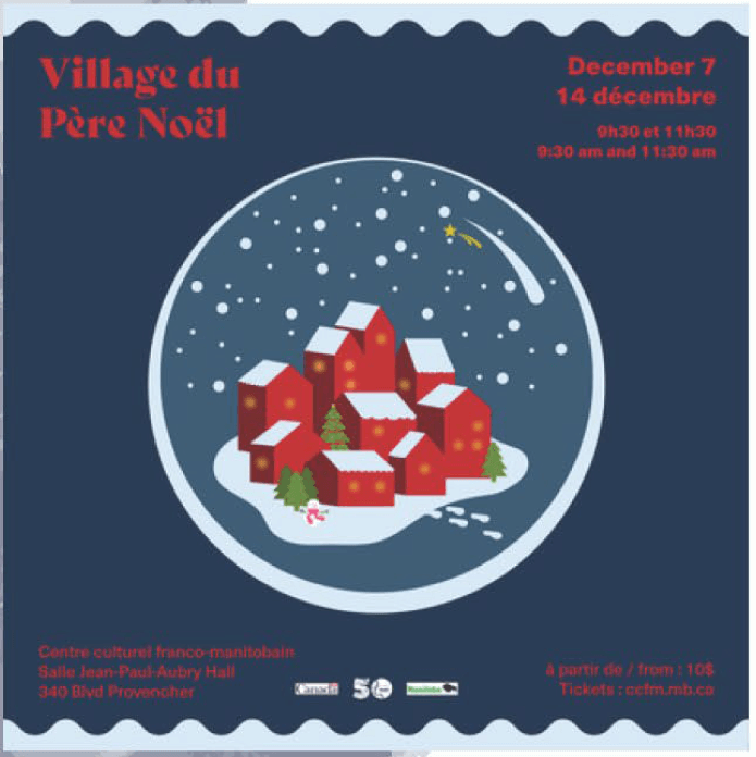 Village du Pere Noel stamp