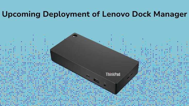 lenovo dock manager